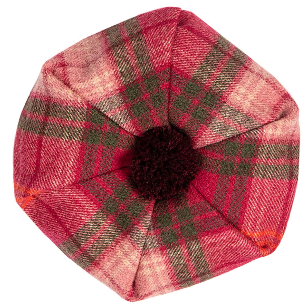 Lochcarron Hunting Rose Tartan Brushed Wool Tam - Click Image to Close